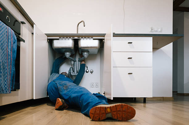 Professional Drain Cleaning technician working in Goshen, AR